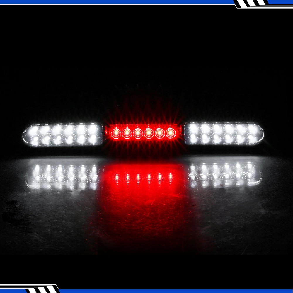 1997-2003 Ford F150 Truck Full LED Smoke 3rd Brake High Mount Lamp Cargo Light