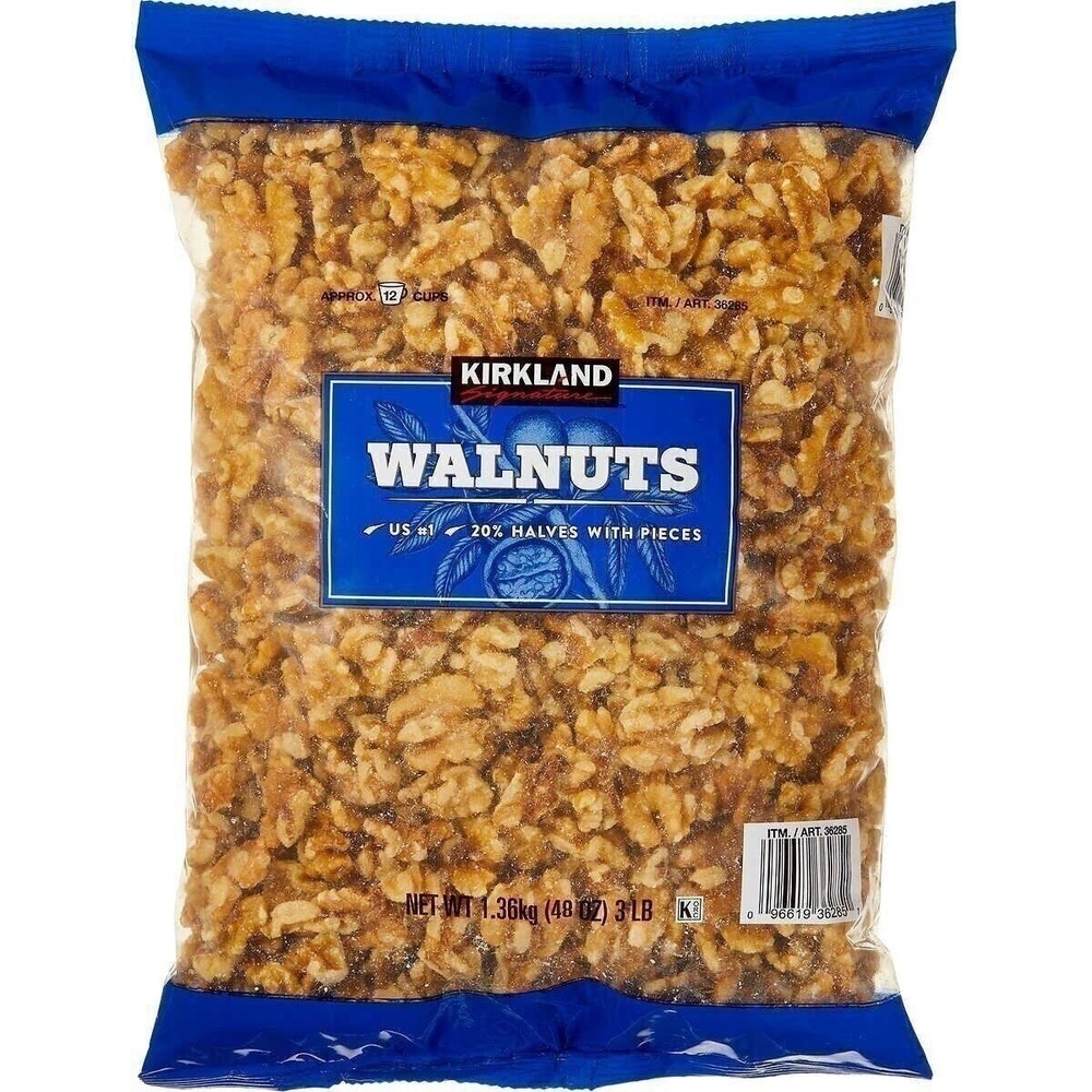 Kirkland Signature Walnuts, Baking Nuts, 3 lbs