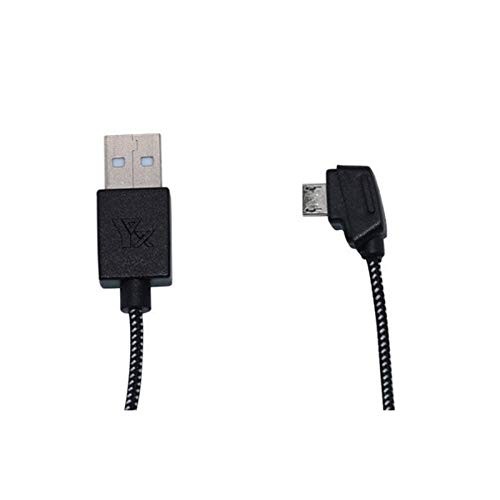 Anbee Nylon Braided Remote Controller USB Charging Cable Cord for DJI Black