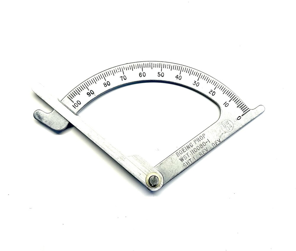 Boeing WST-110080-1 Aircraft 0-100 Protractor