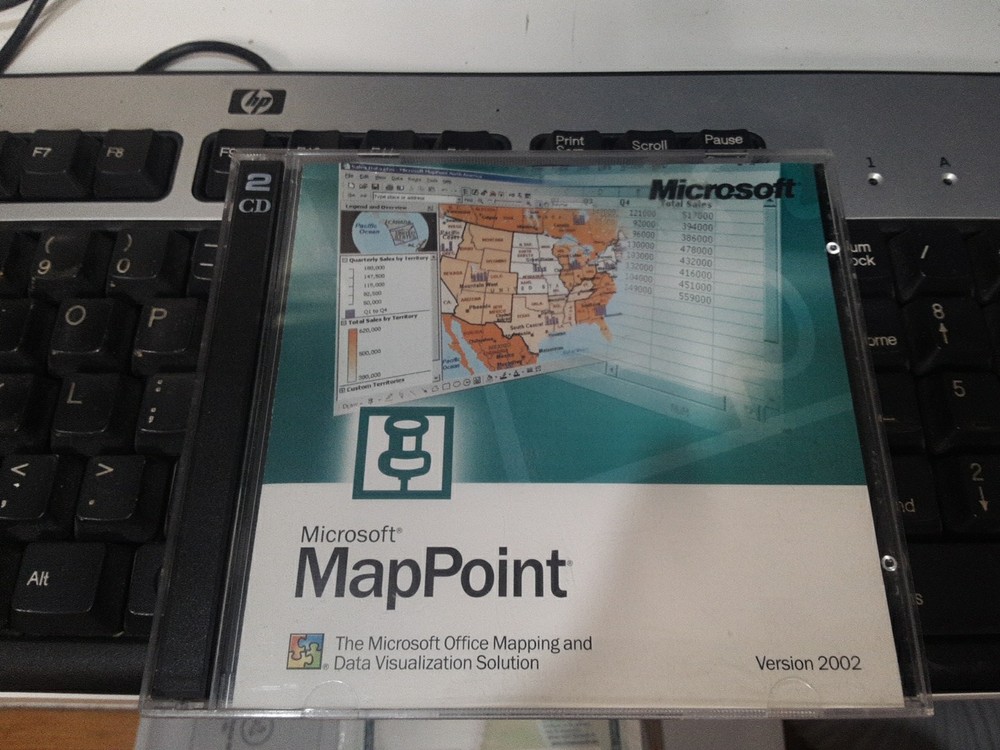 Mircosoft MapPoint 2002