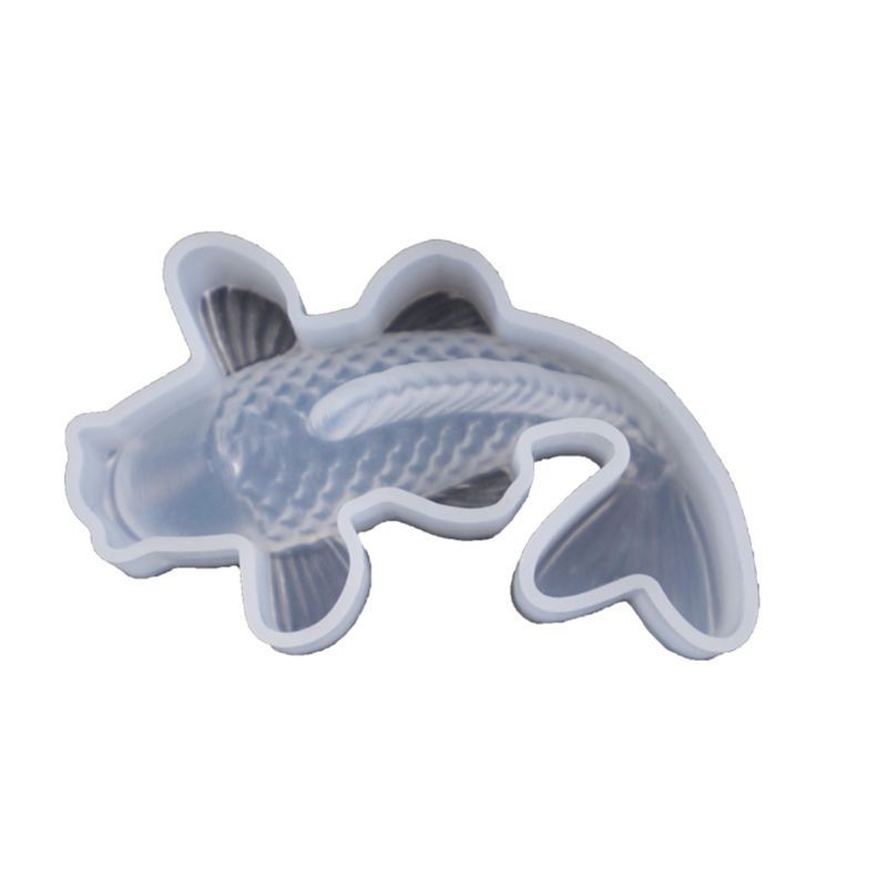 Silicone Mold Fish Shape Small Keychain Pendant Making Mold Ornament Accessory