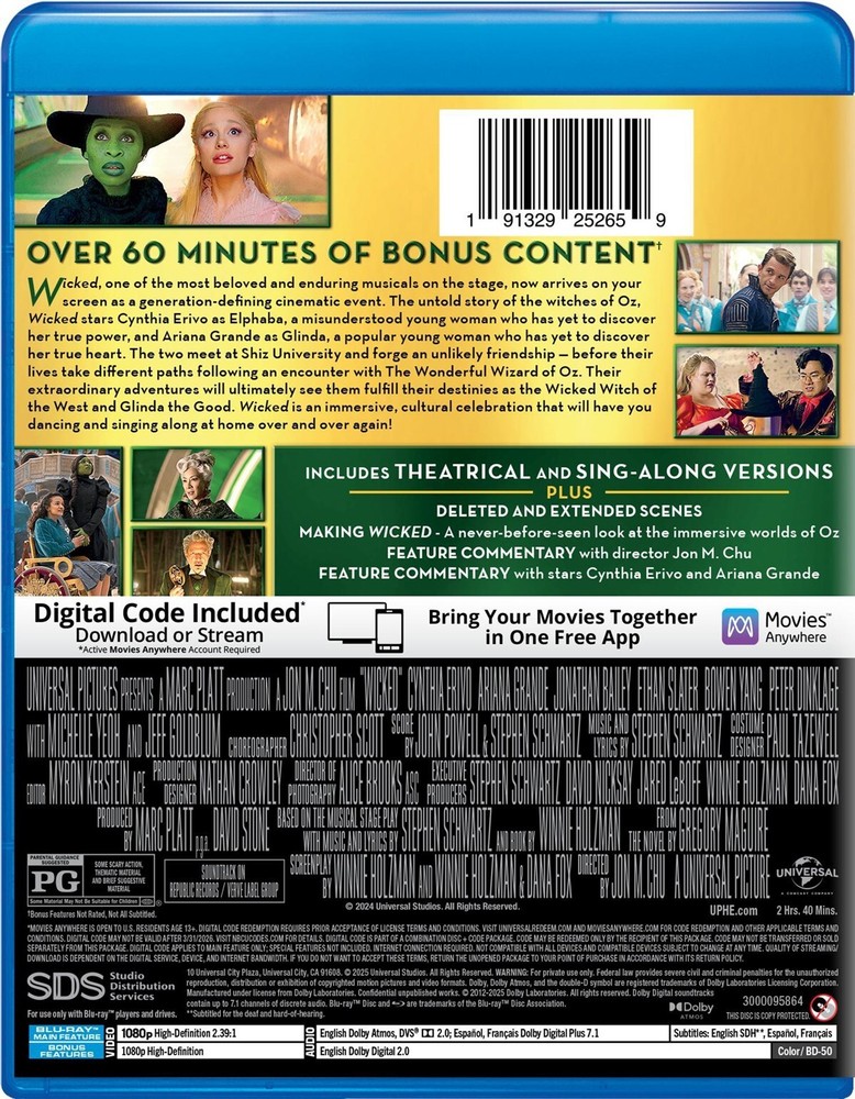 Wicked Blu-ray NEW