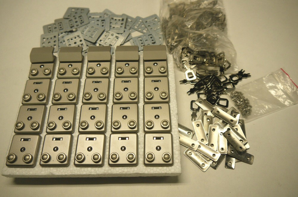 Wholesale solid heavy duty Brushed Nickel Lock. 10 pieces set.