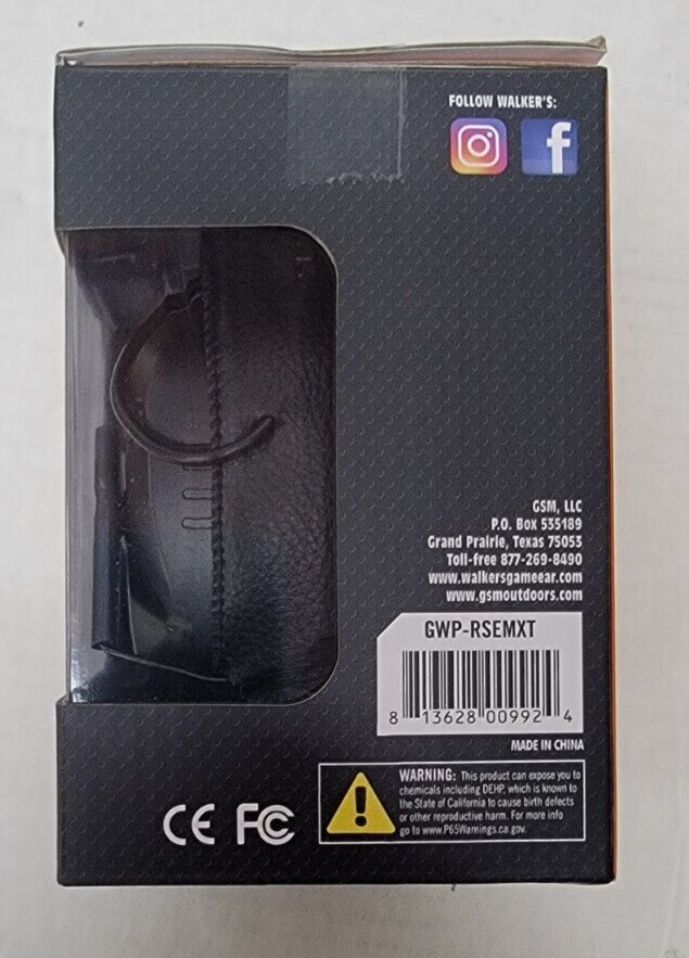 Walkers Razor Tacti-Grip Series Electronic Ear Muffs GWP-RSEMXT
