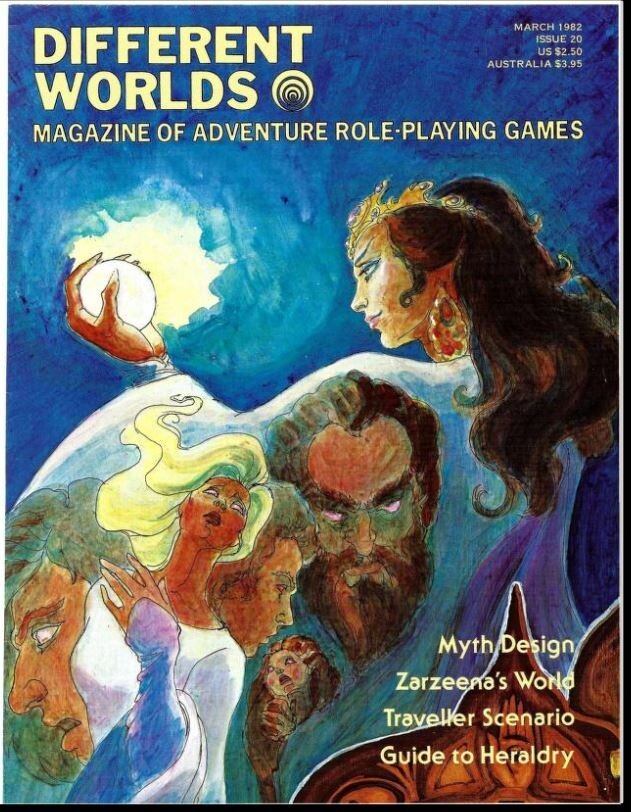 DIFFERENT WORLDS RPG MAGAZINE 30 Classic Issues On USB Flash Drive