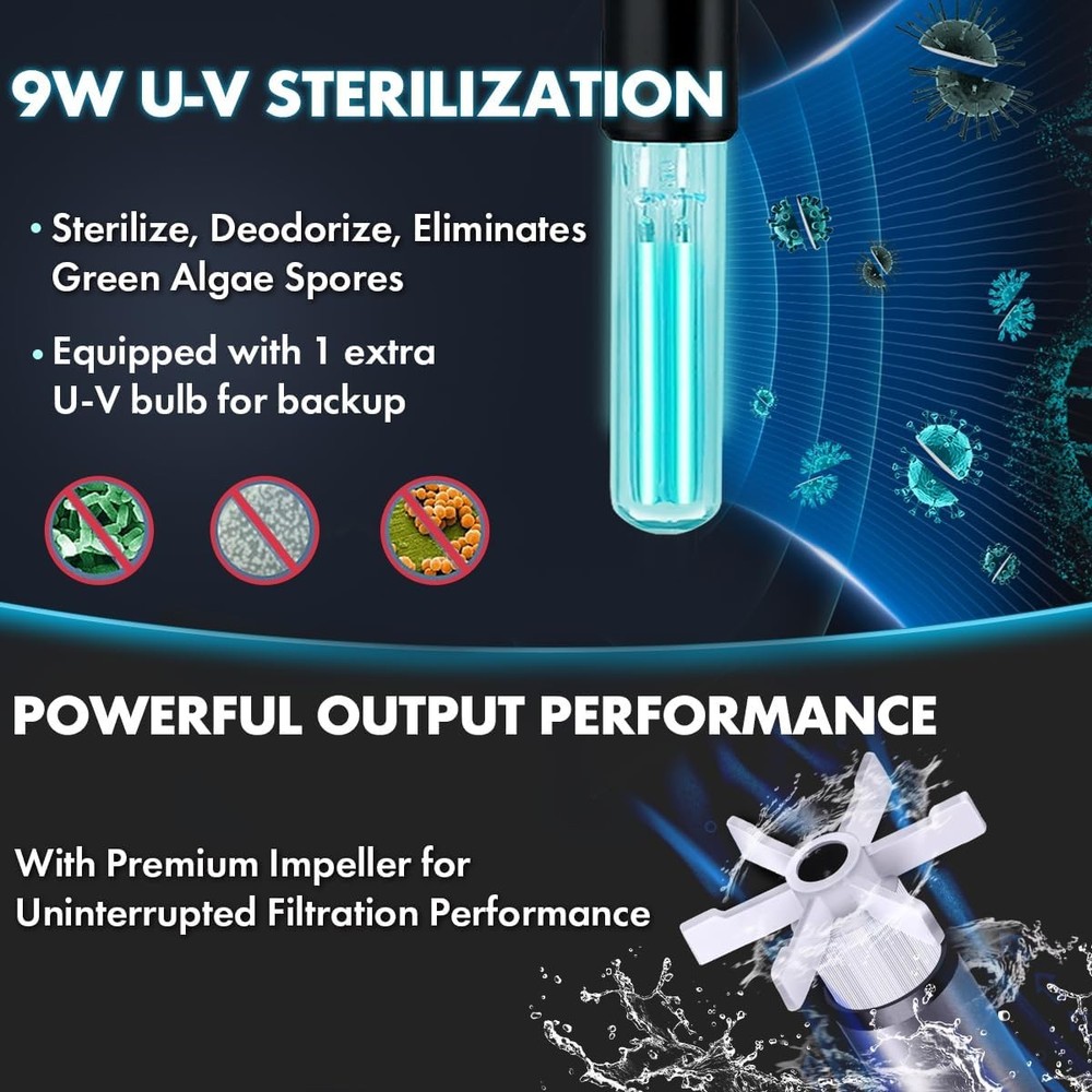 External Aquarium Filter Canister Quiet Water Filter