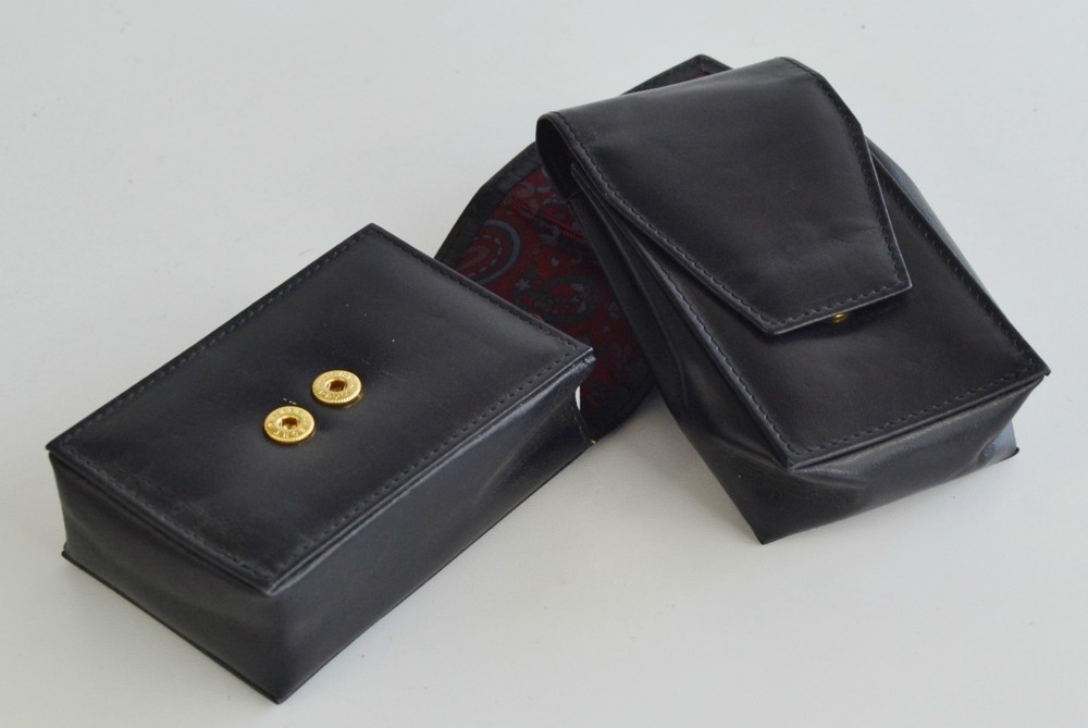 Leather cigarettes case Mastro de Paja Leather Cigarette Case