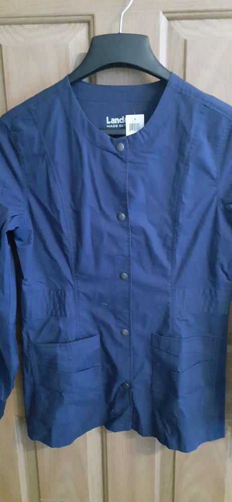 Landau Lab Coat XS Blue NWT