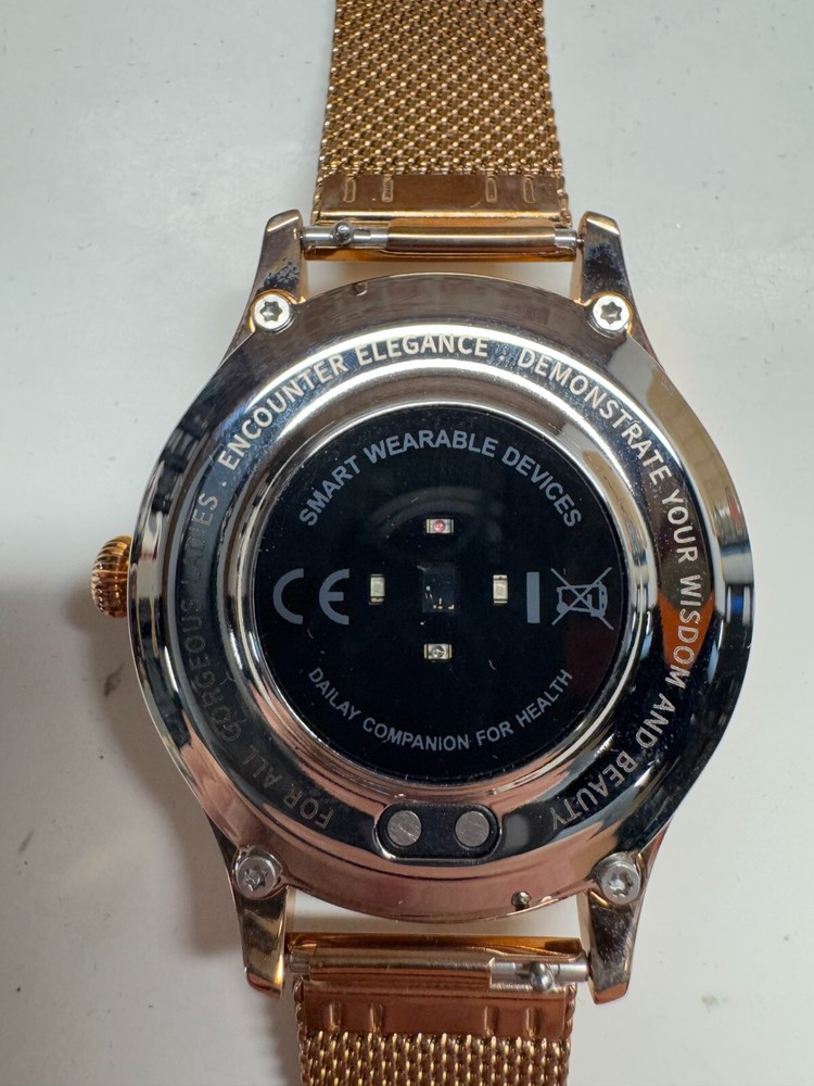 Smart watch Gold band