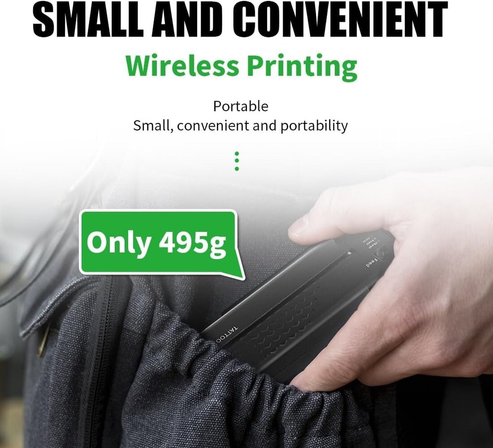 MASTLABS Wireless Tattoo Transfer Stencil Machine Copier Printer Thermal