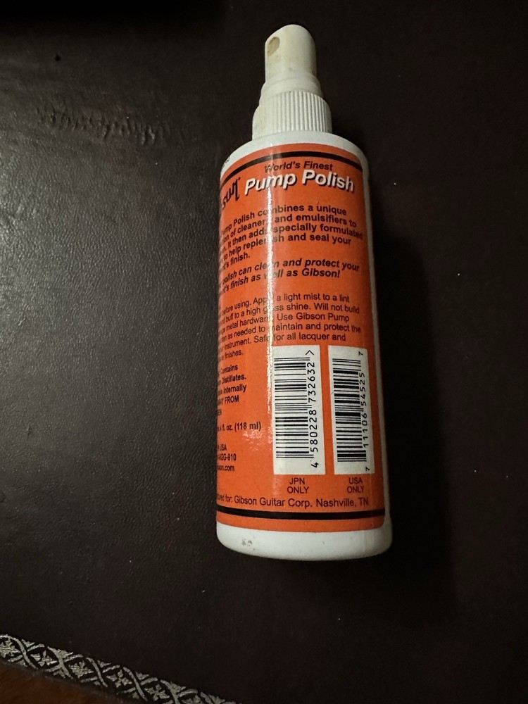 Gibson Pump Guitar Polish
