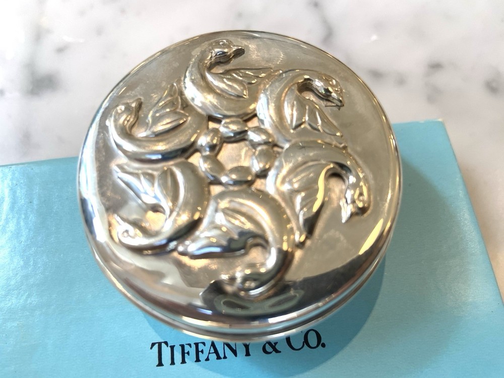 Tiffany&co Sterling Silver Box Pillbox