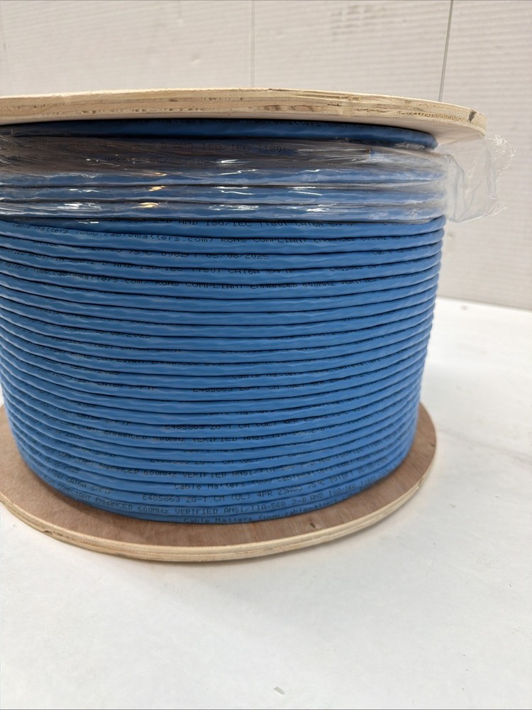 Cable Matters Cat6 Bulk Ethernet Cable 1000FT 23AWG Blue