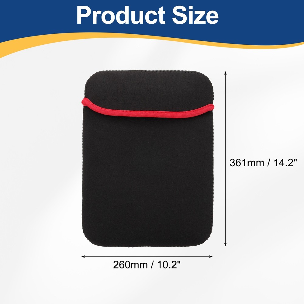 Laptop Case Computer Sleeve Universal for 14" Notebook Red-Black