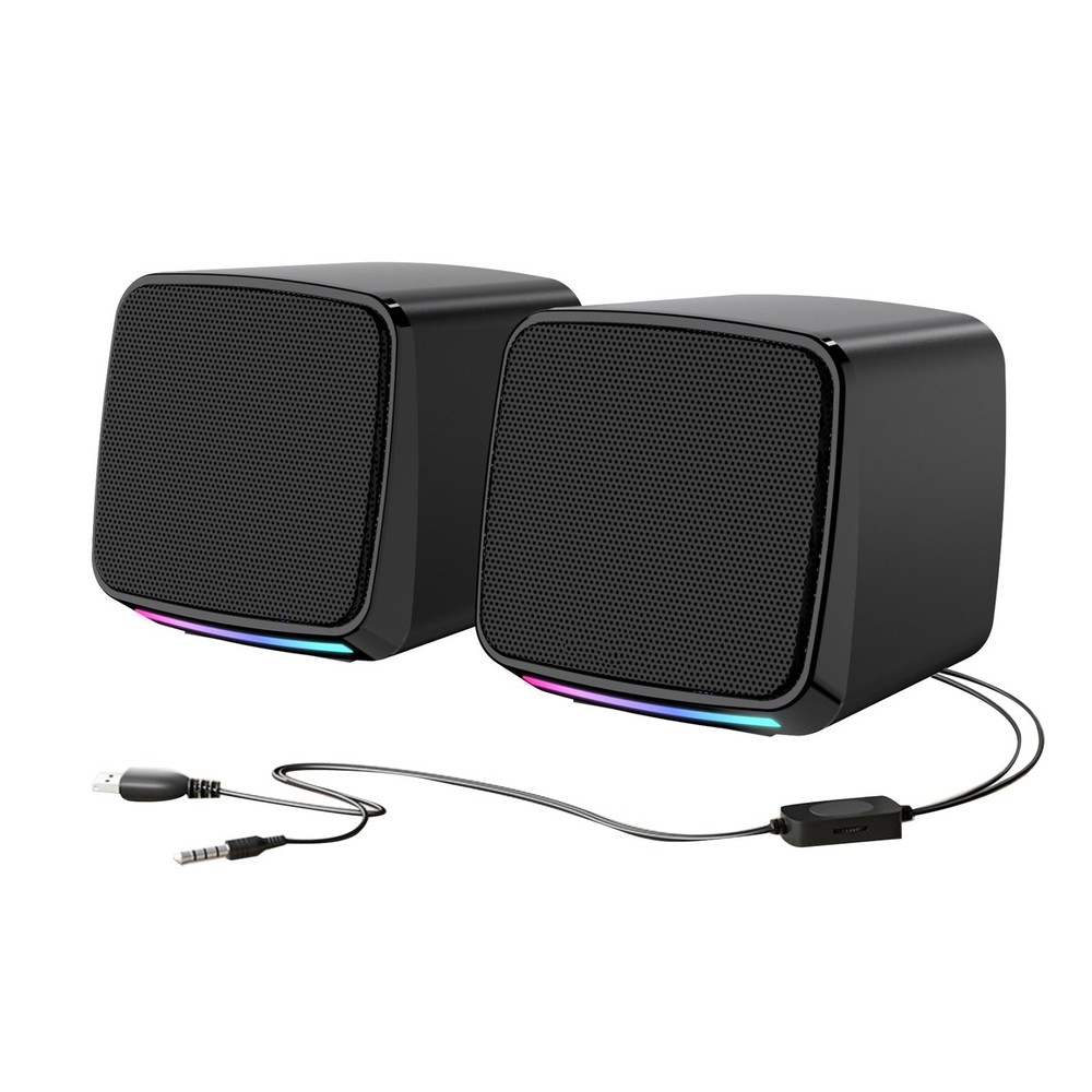 1 Pair Replacement USB Speakers for Computer with Great Distortion-Free Audio