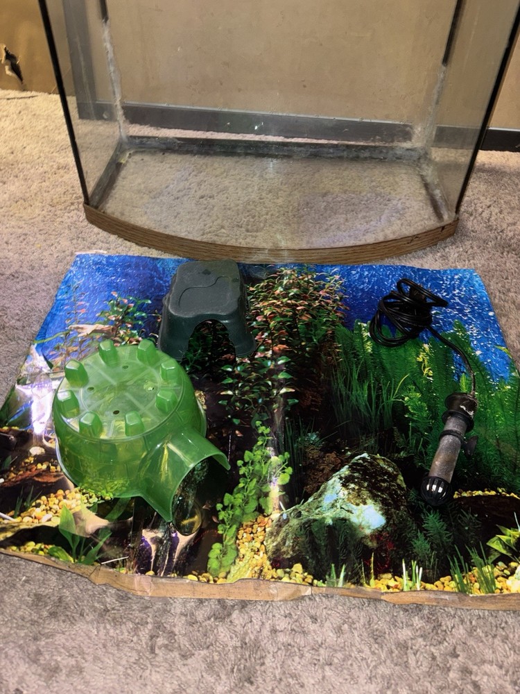 36 Gallon Fish Tank + Decor! (PLEASE READ DESCRIPTION!)
