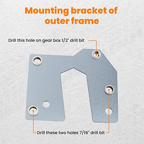 Power Steering Mount Bracket Kit Replacement for Chevy C10 Pickup for GMC