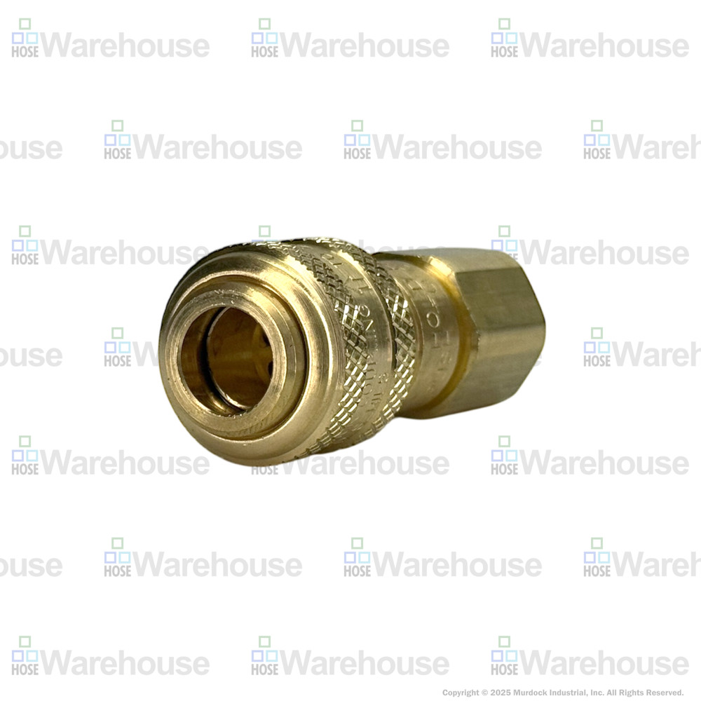 Genuine Dixon 2DF2-B DF-Series Coupler – Brass Automatic Pneumatic Female Thread