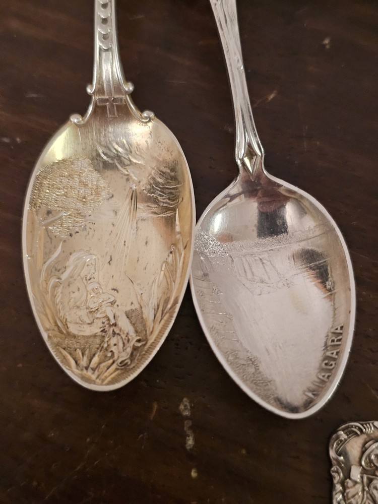 Vintage Sterling Silver Spoons Various Themes