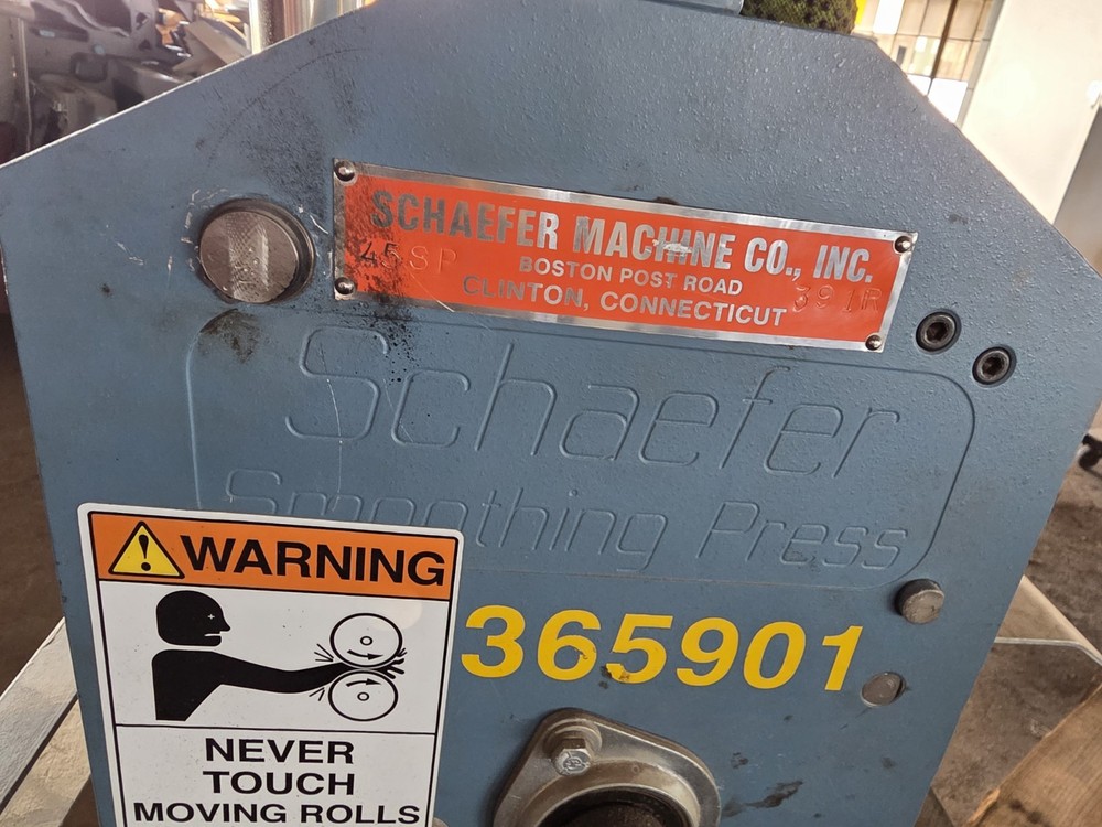 Schaefer 48" Capacity Smoothing Press - FREE FREIGHT SHIPPING
