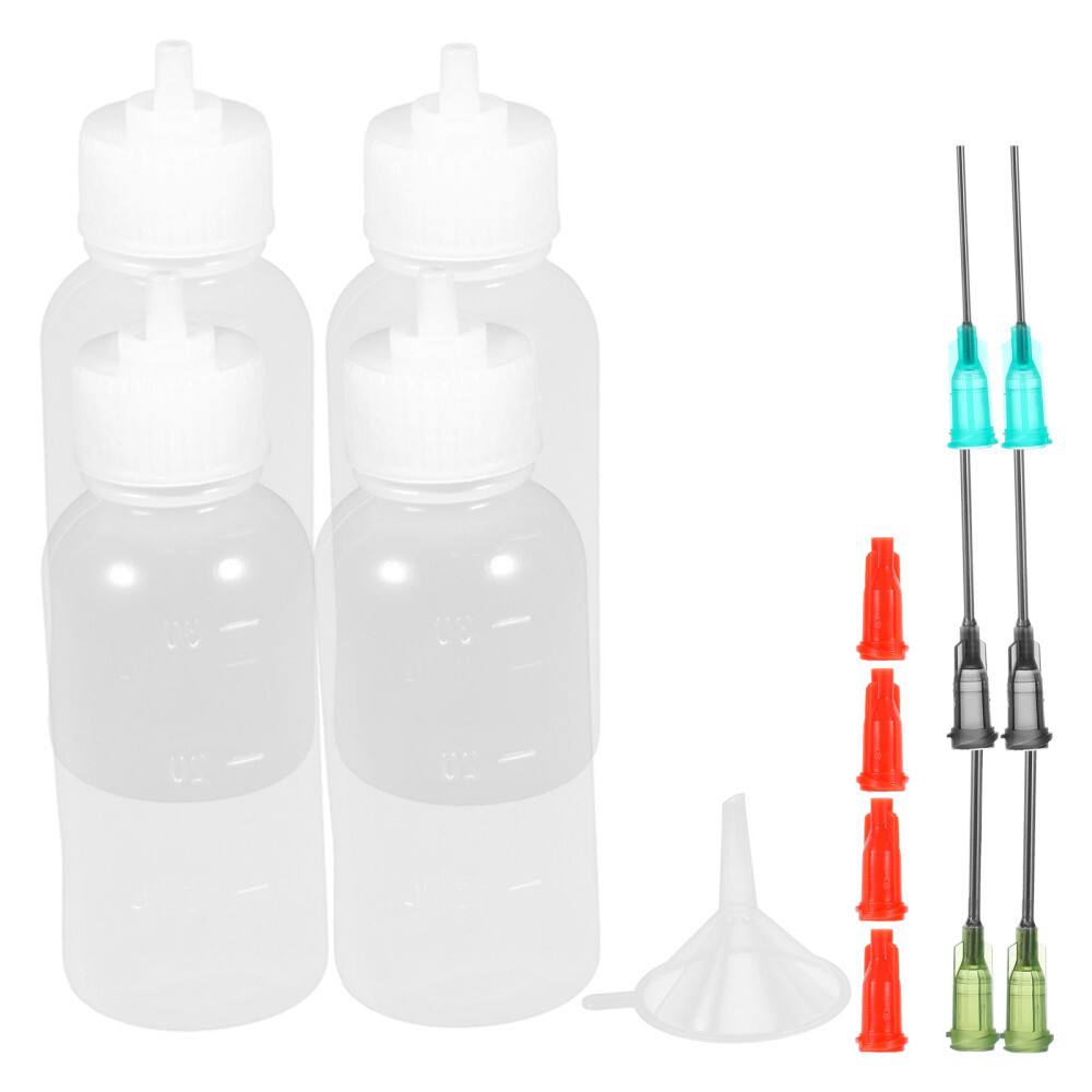 1 Set Multi-use Glue Bottles Small Needle Tip Squeeze Bottle Home