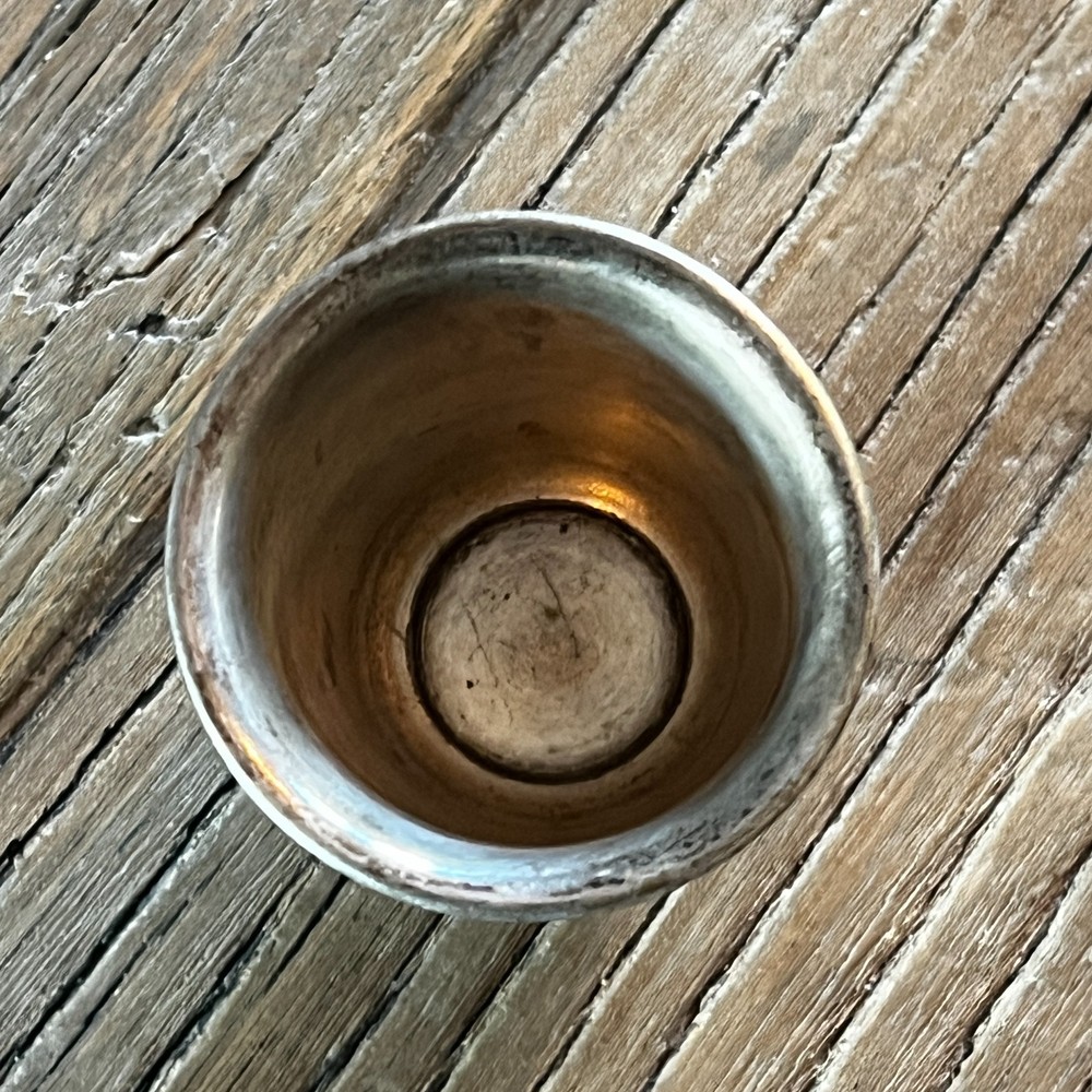 Antique Silverplate Vodka, Beaker, or Kiddush Cup