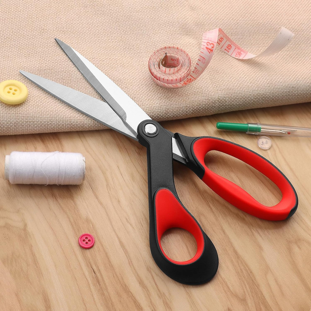 True Left Handed Sewing Scissors, Heavy Duty Multi-Purpose Tailor Scissors