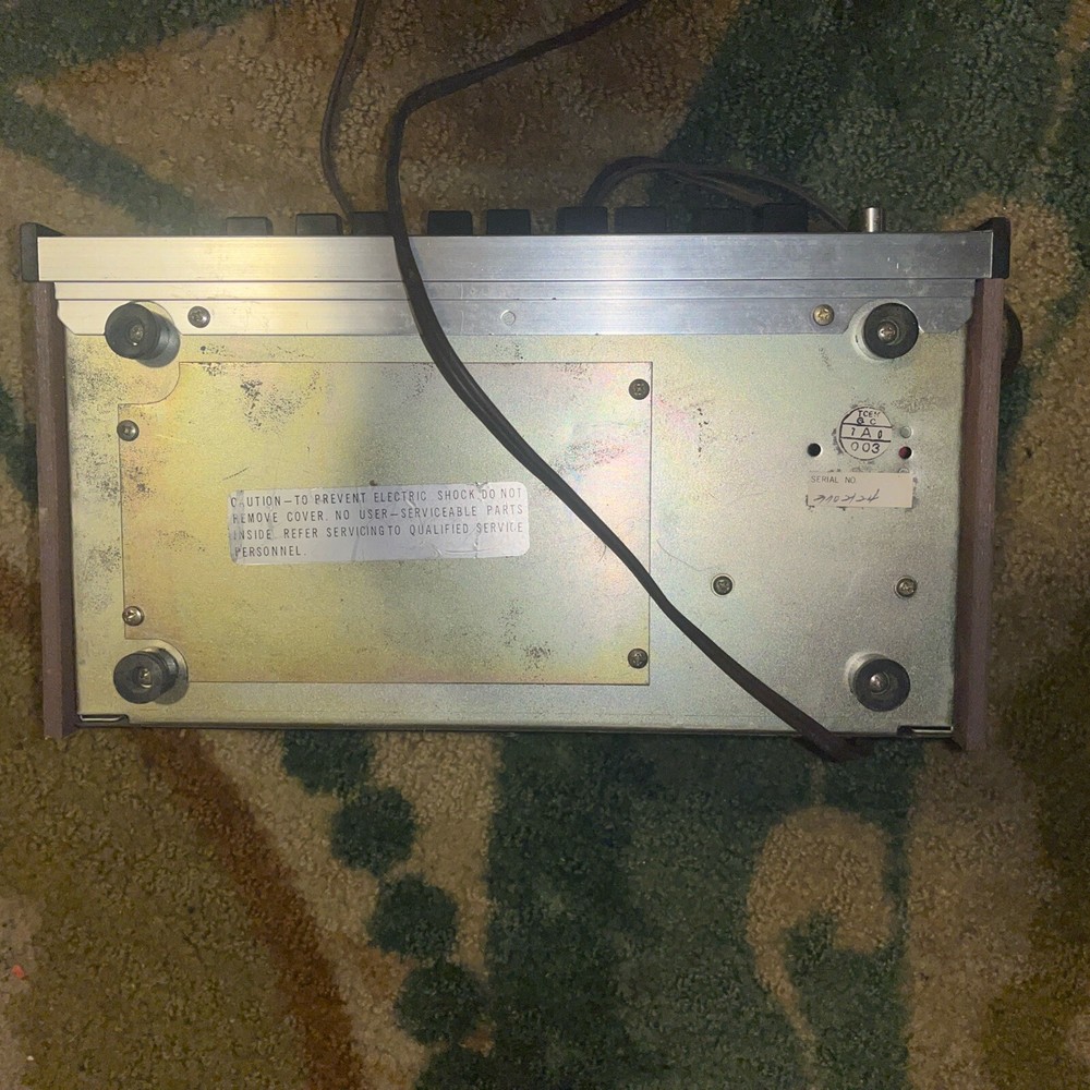 Realistic Model #31-1987 Stereo Frequency Equalizer 5 Band Vintage EQ Powers On