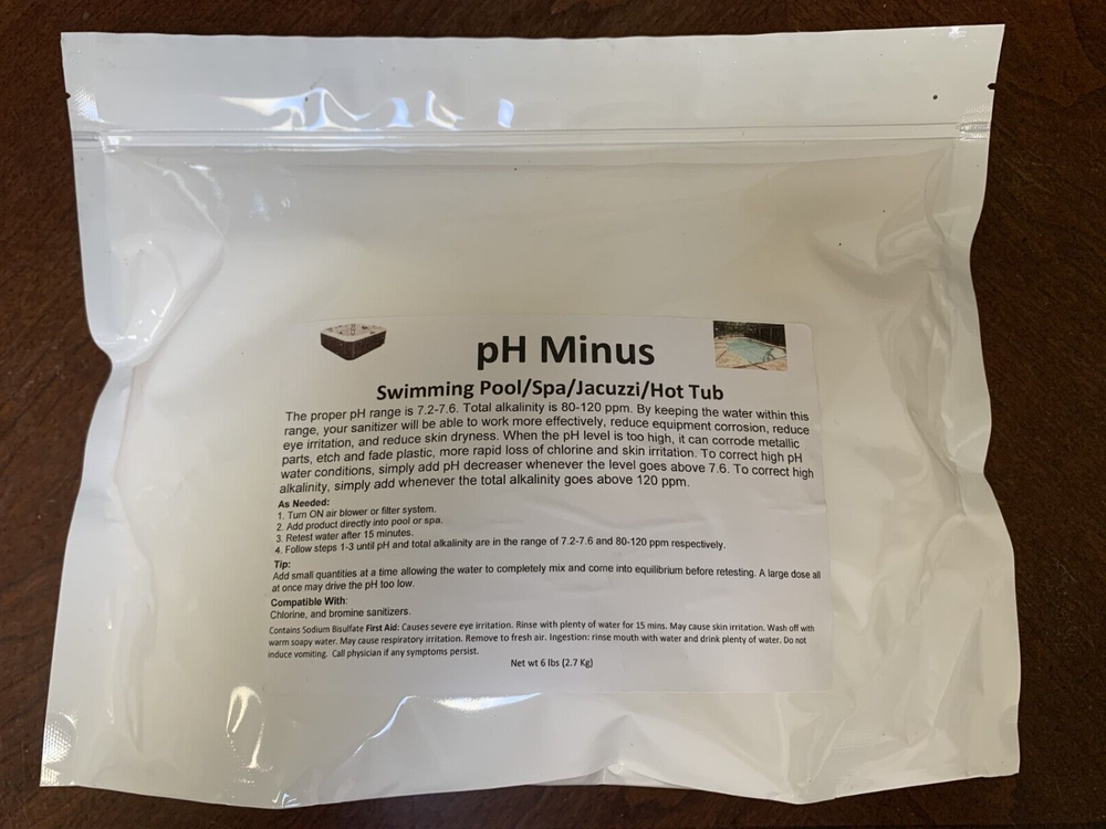 pH and Alkalinity Adjuster Decreaser 6 lb