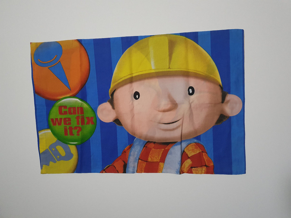 BOB THE BUILDER PILLOW CASE CAN WE FIX IT? 2000S