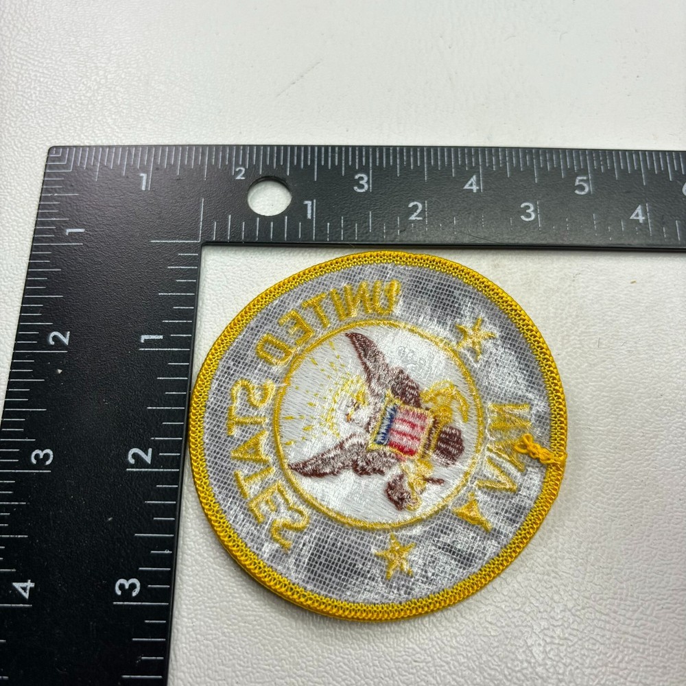 Yellow Border Version A UNITED STATES NAVY Patch 421X