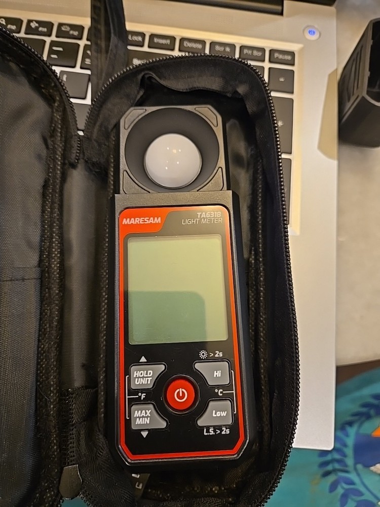 Marshmallow Light Meter TA631B LCD Display