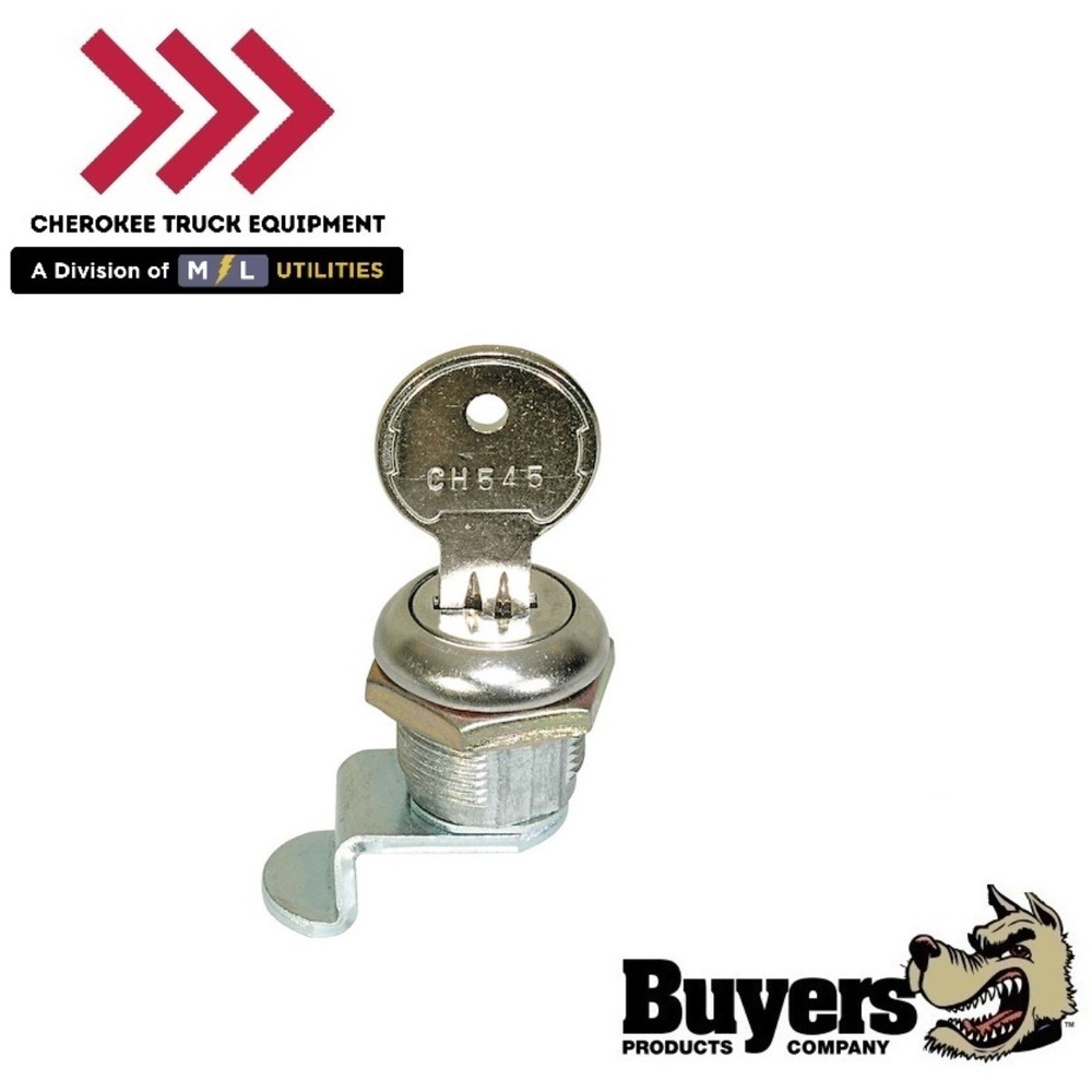 Buyers Products 88CH545 Replacement Lock Cylinder w/ Key for Truck Box Latches