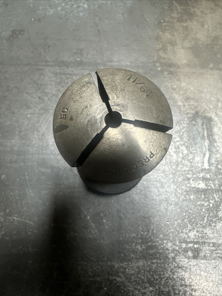 Precision 11/64 5C Collet With Threaded Drawbar