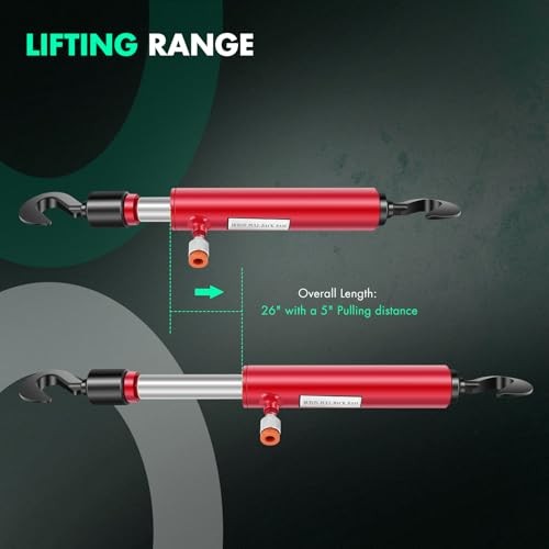 Hydraulic Pull Back Ram 10 Ton for Power Frame Machine Puller Body Shop, Frame