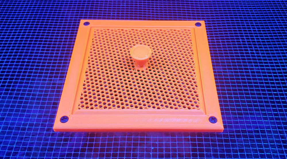 Feeding Portal For Mesh Screen Top 3d printed