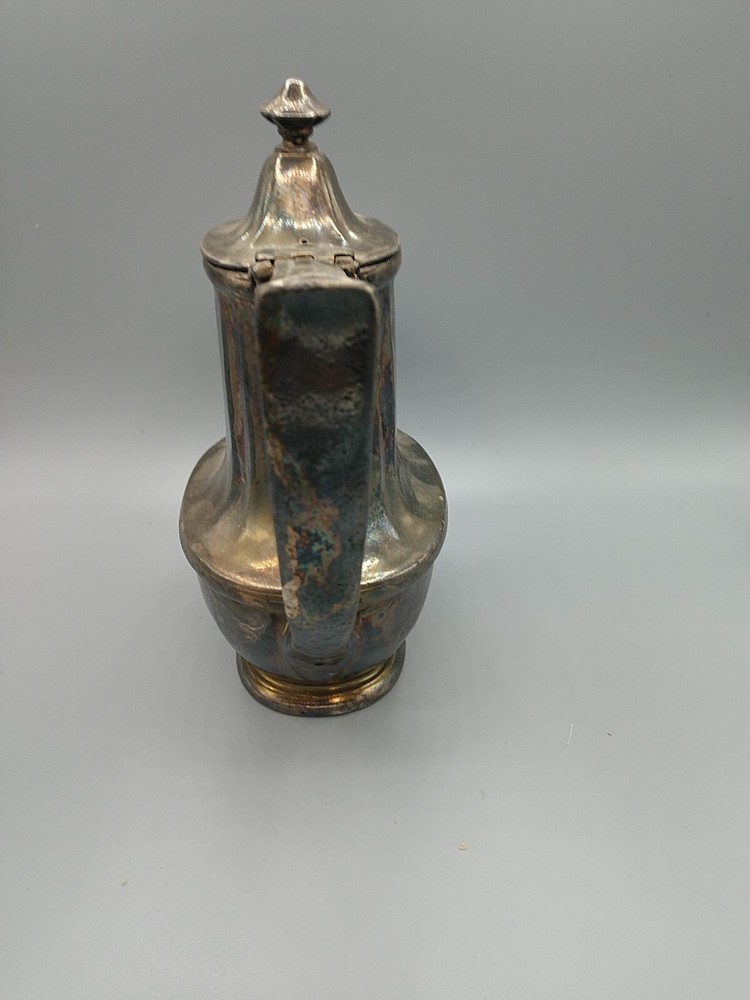 Vtg Silver Soldered Creamer Pitcher MAA 8 Oz