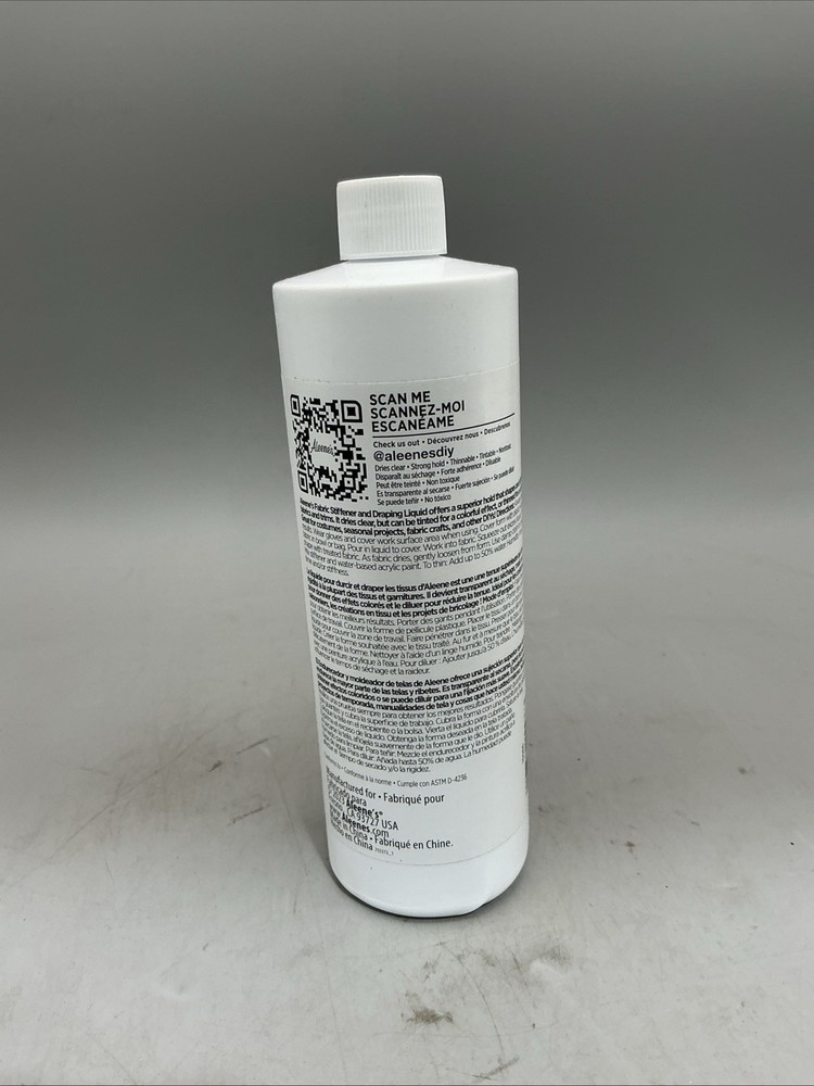 Aleene's Fabric Stiffener & Draping Liquid 16 Oz