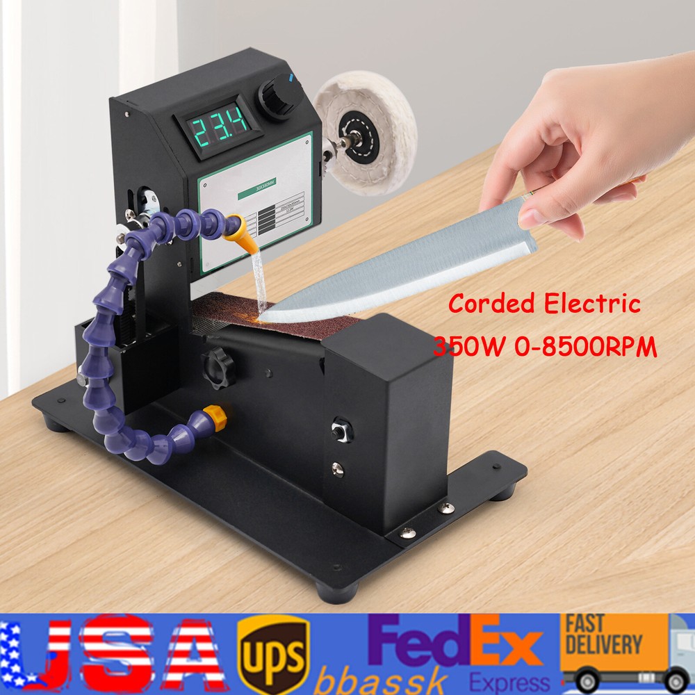 Desktop Mini Belt Sander Grinder Blade Sharpener Tool Table DIY Polishing Sander