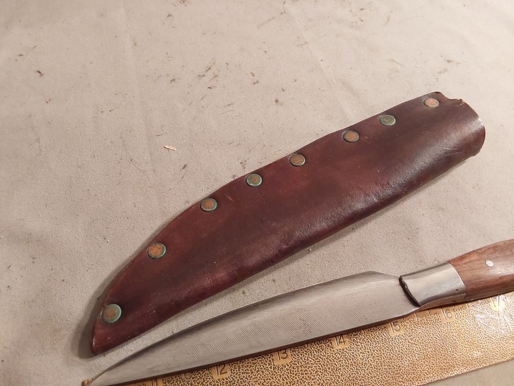 C Cox Jr Nail File Custom Made Fixed Blade Knife