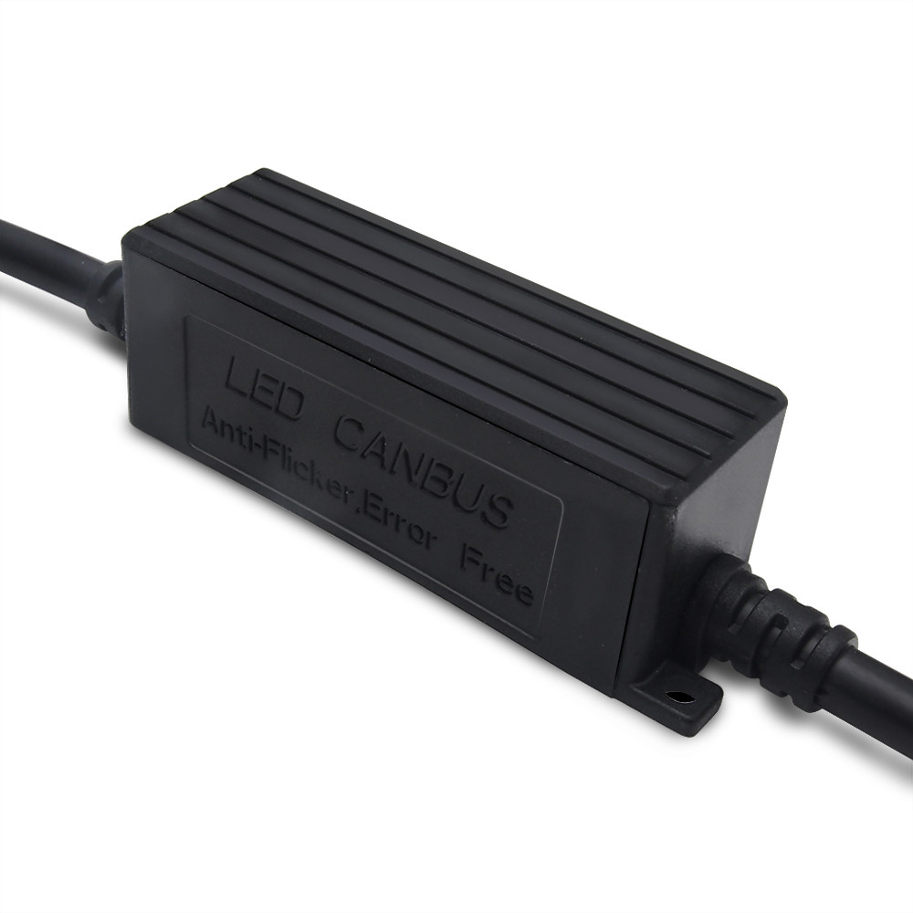 H3 H1 HID LED Headlight Decoder Canbus Ballast Anti Flicker Relay Resistor