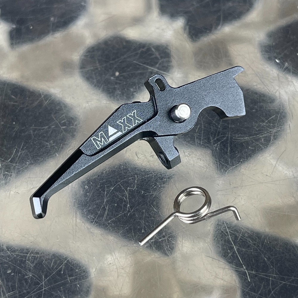 Maxx Model CNC Aluminum Advanced Speed Trigger Style E - Black (MX-TRG002SEB)