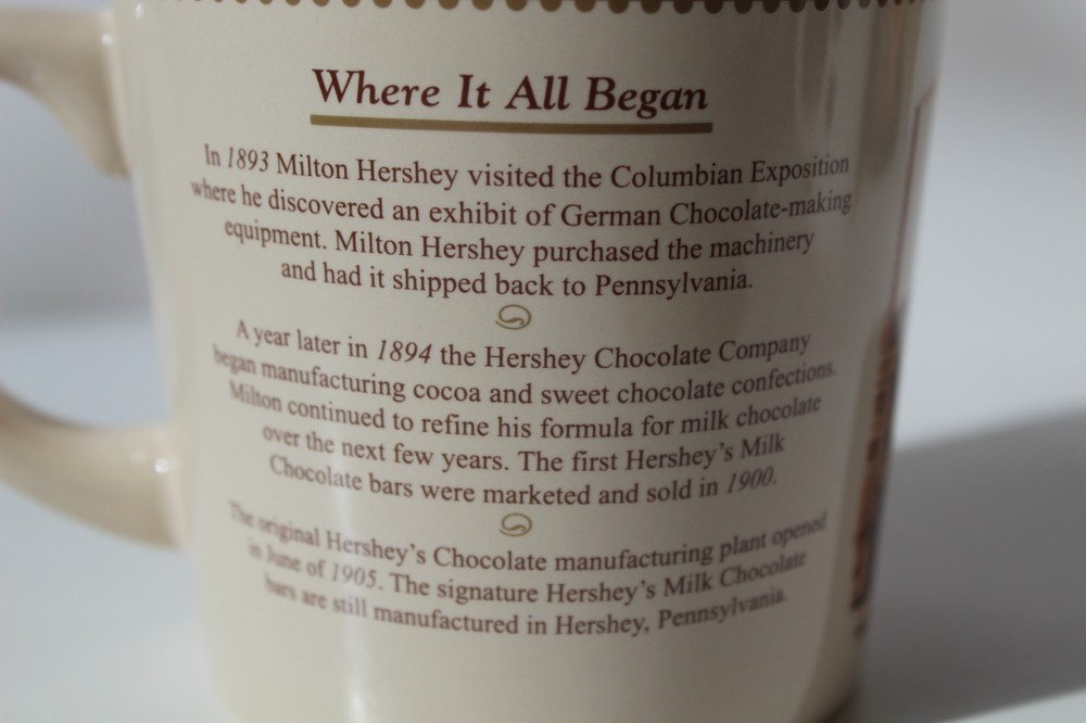 Hershey's Where It All Began 14 oz Ceramic Coffee Mug