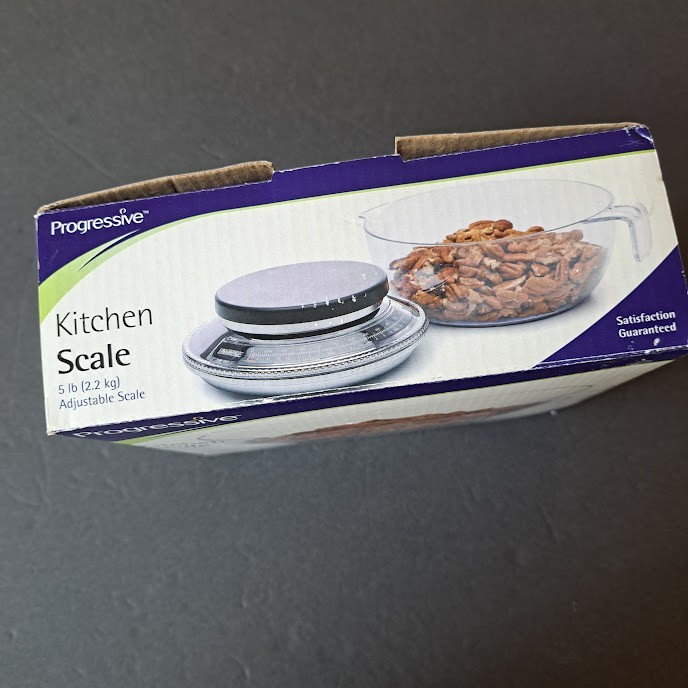 Progressive Kitchen Scale 5 lb Adjustable Standard & Metric Measurements