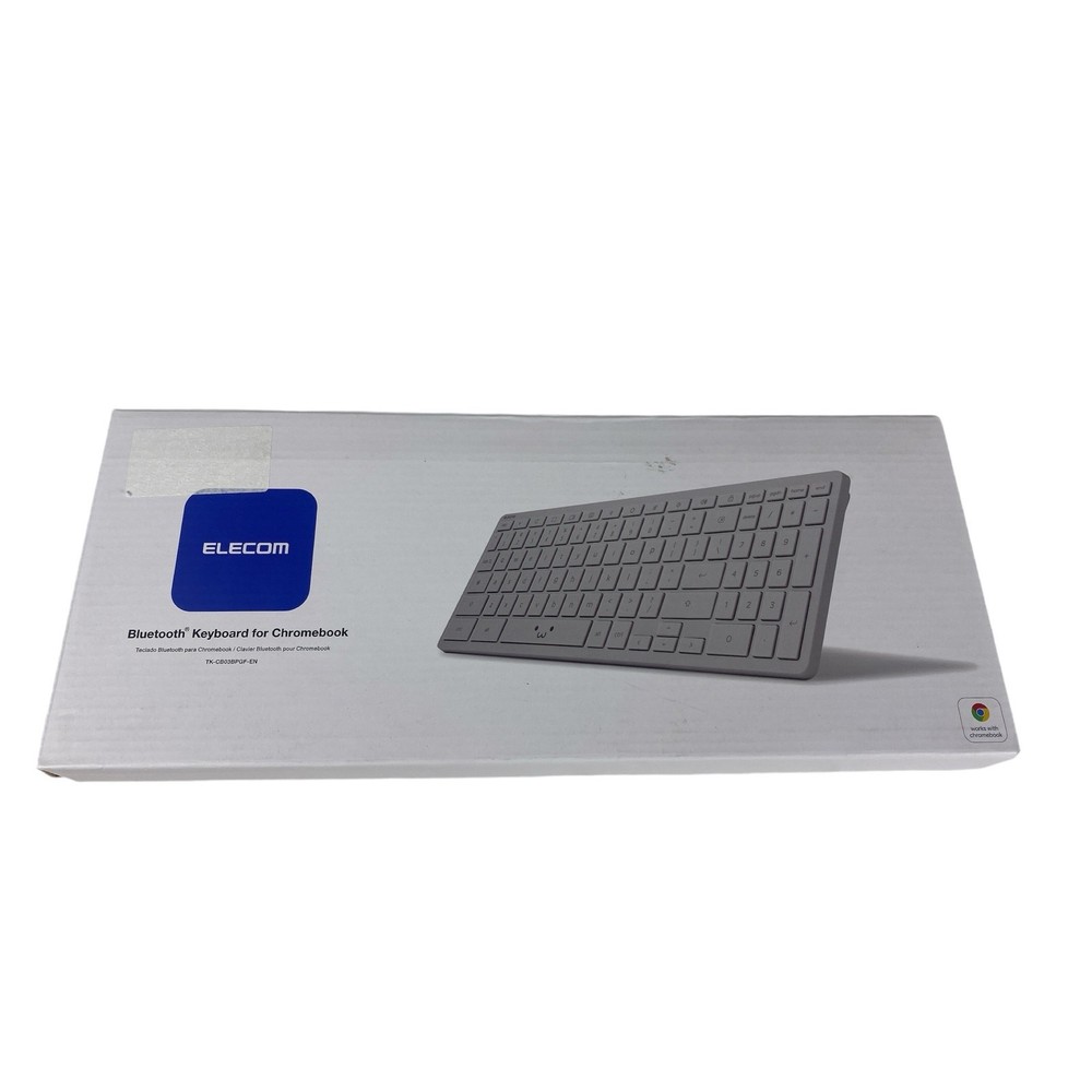 NIB Elcom wireless Bluetooth Key Board for Chromebook Gray