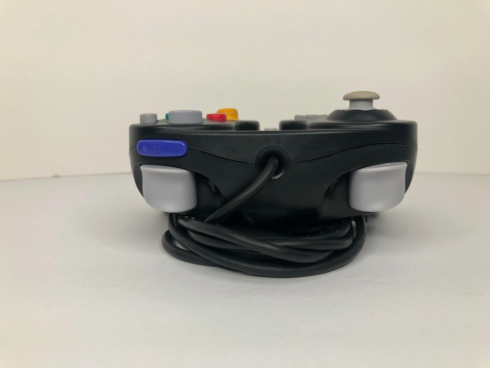 Official Nintendo GameCube Controller Jet Black (OEM T2 Tight Stick) *DOL-003