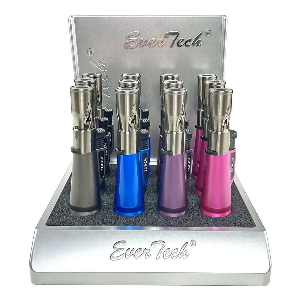 Jet Torch Flame Refillable Butane Lighter Adjustable Cigar Lighter/ 1 piece