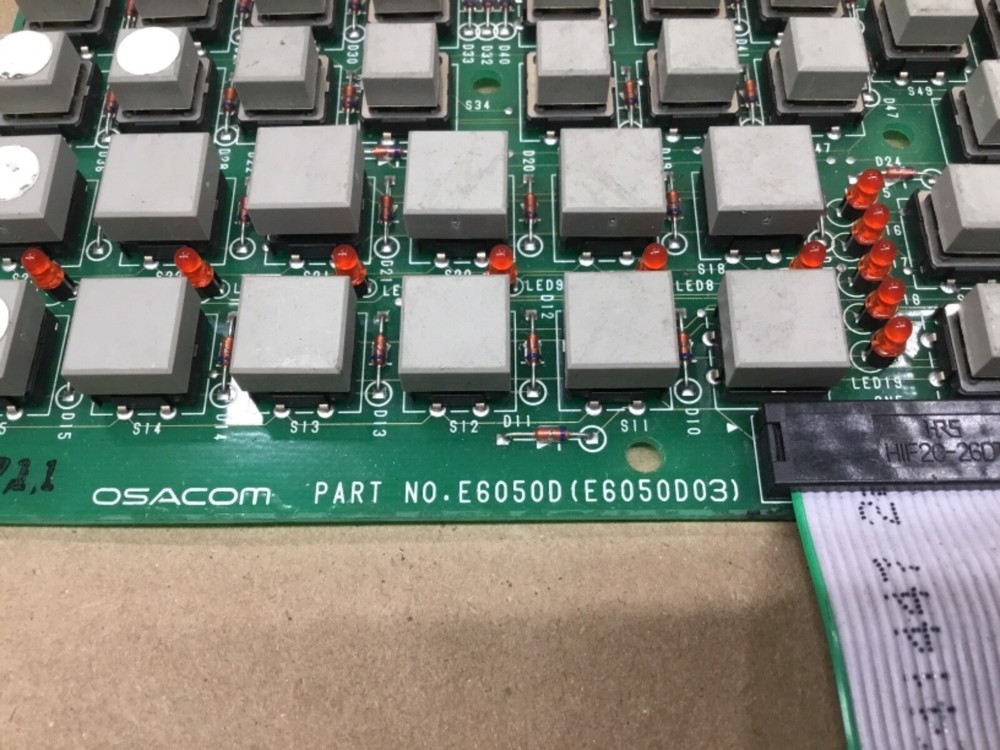 OSACOM E6050D OPERATOR CONTROL BOARD E6050D03 #02Y38AD