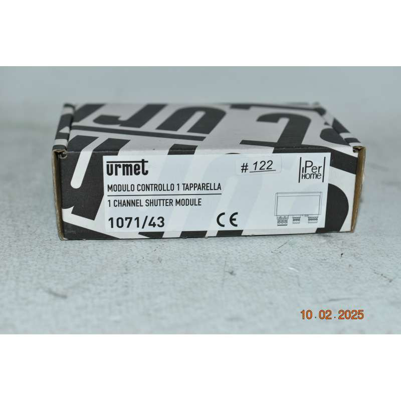 1071/43 Urmet 1 Channel Shutters Control Module